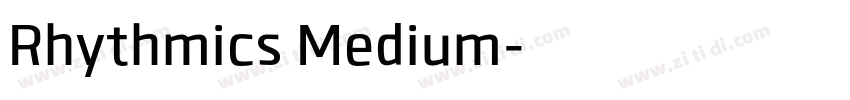 Rhythmics Medium字体转换